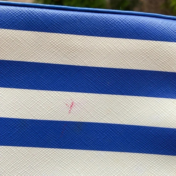 Kate Spade Sunglasses Blue & White Shoulder/Cross Body Bag - Picture 4 of 13